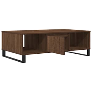 Konferenční stolek hnědý dub 104 x 60 x 35 cm kompozitní dřevo - obrázek 4