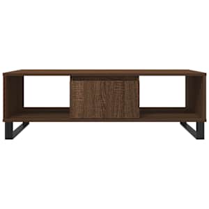 Konferenční stolek hnědý dub 104 x 60 x 35 cm kompozitní dřevo - obrázek 5