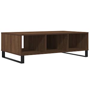 Konferenční stolek hnědý dub 104 x 60 x 35 cm kompozitní dřevo - obrázek 7