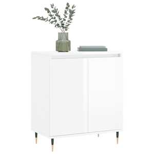 vidaXL Sideboard Hochglanz-Wei&szlig; 60x35x70 cm Holzwerkstoff