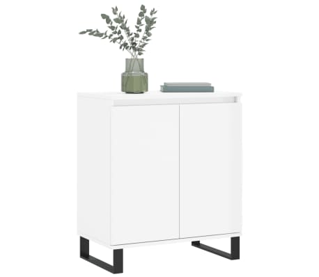 vidaXL Ντουλάπι Γυαλιστερό Λευκό 60x35x70 εκ. από Επεξεργασμένο Ξύλο