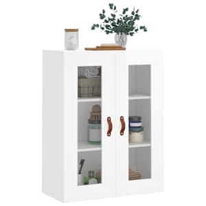 Nástěnná skříňka bílá s vysokým leskem 69,5 x 34 x 90 cm - obrázek 4