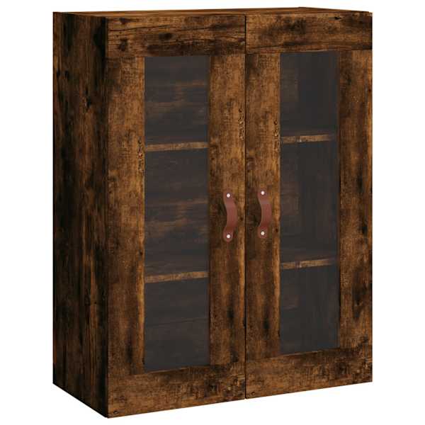 vidaXL seinakapp, suitsutatud tamm, 69,5 x 34 x 90 cm