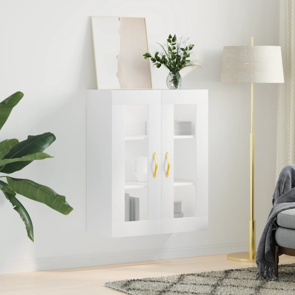vidaXL Hangkast 69,5x34x90 cm wit afbeelding