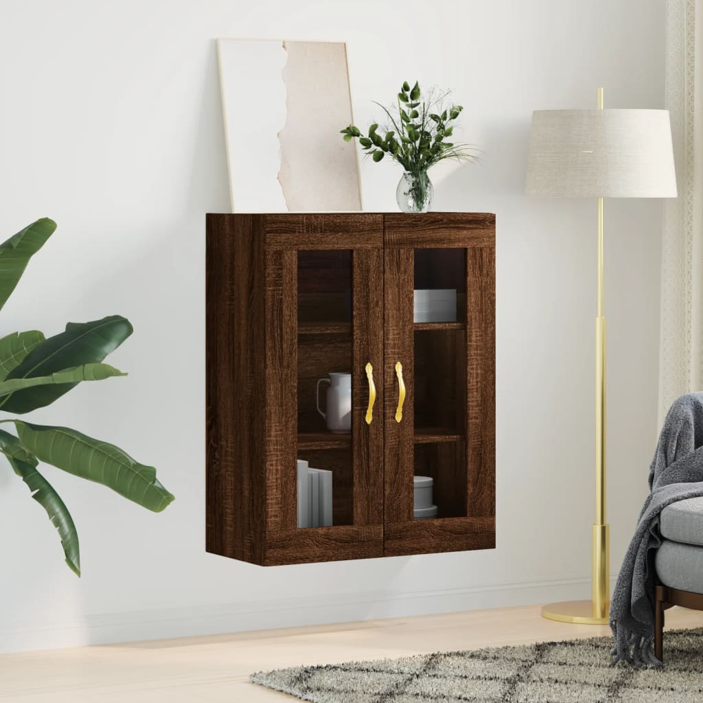 vidaXL Hangkast 69,5x34x90 cm bruin eikenkleur afbeelding