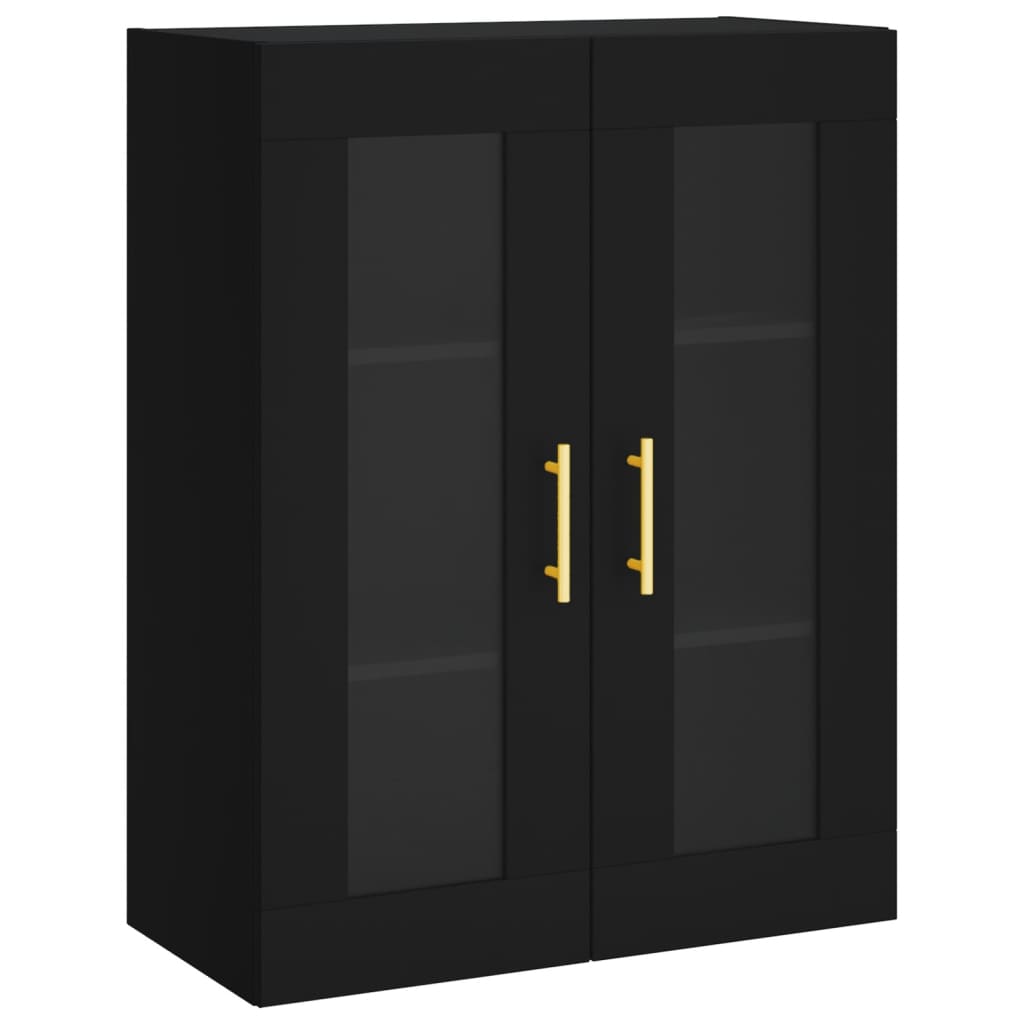 Thumbnail - vidaXL Wandschrank Schwarz 69,5x34x90 cm