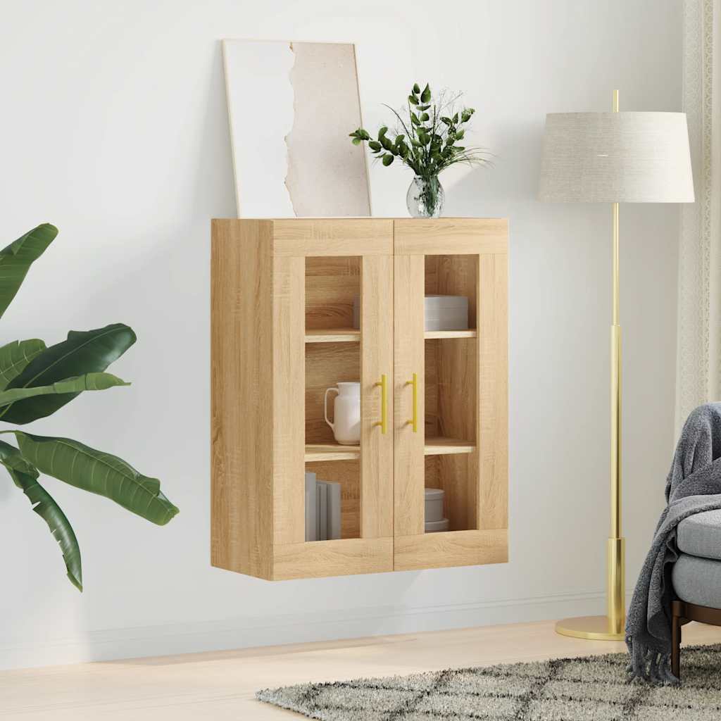 Thumbnail - vidaXL Wandschrank Sonoma-Eiche 69,5x34x90 cm