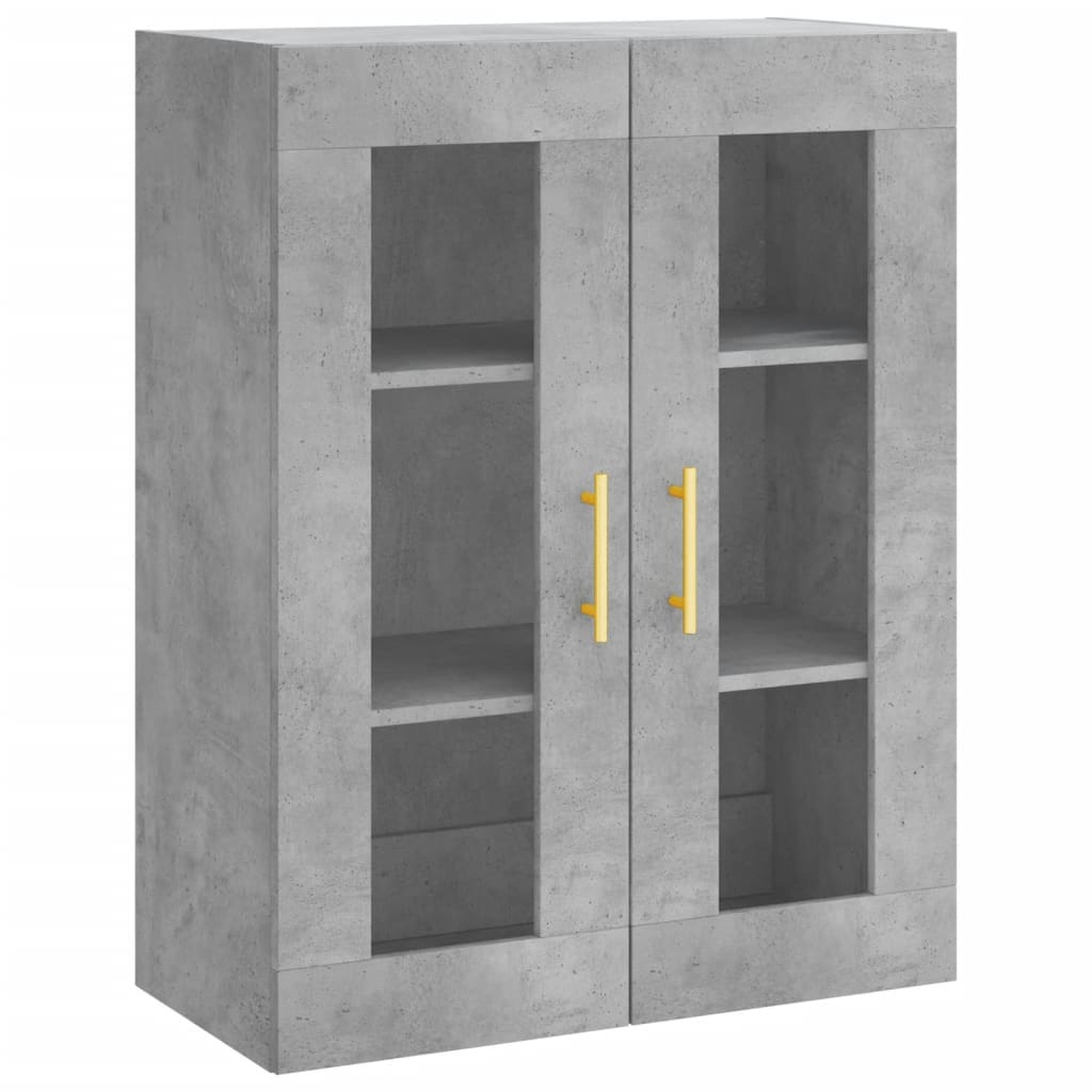 VidaXL Bovenkast 69, 5x34x90 Cm Betongrijs