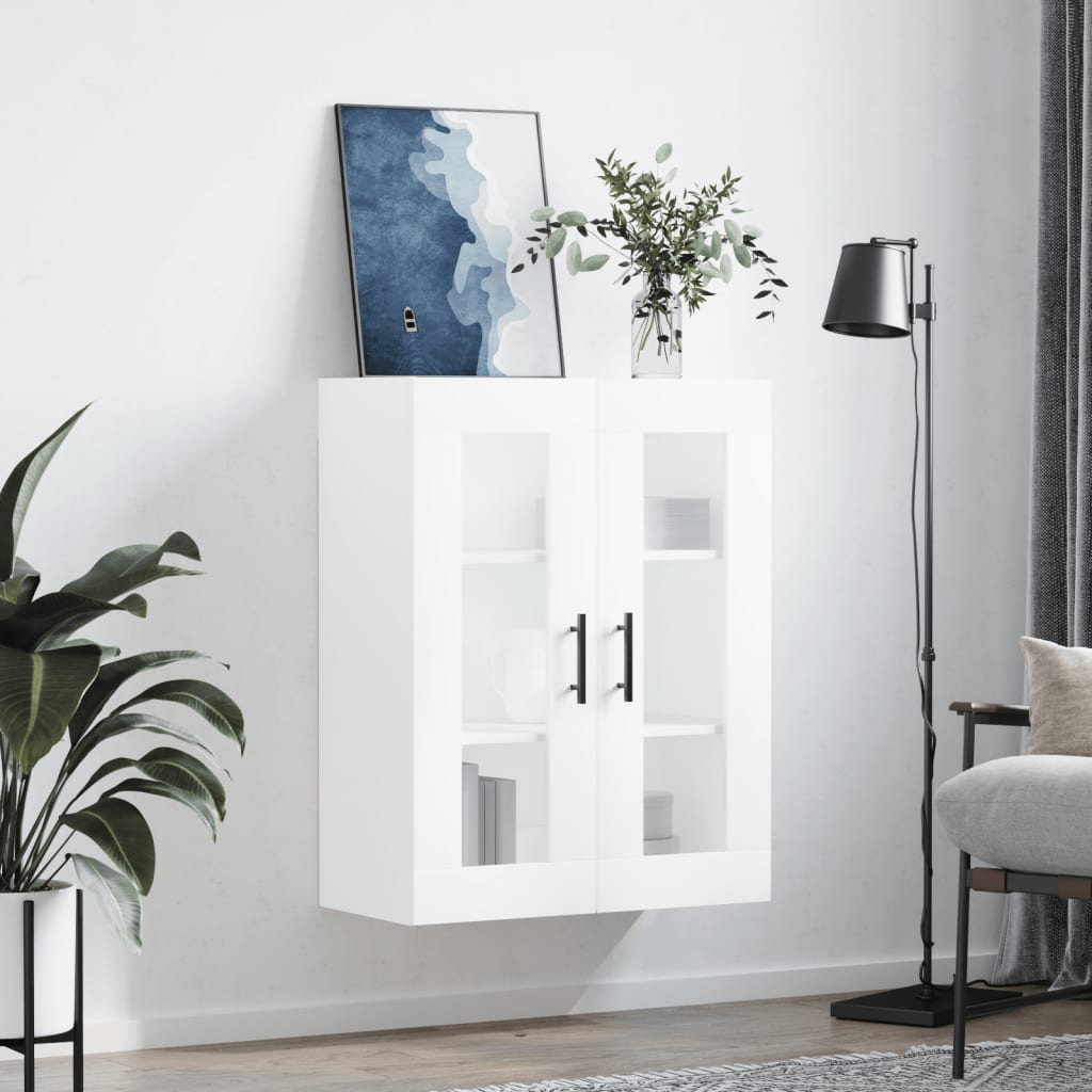 vidaXL Hangkast 69,5x34x90 cm wit afbeelding