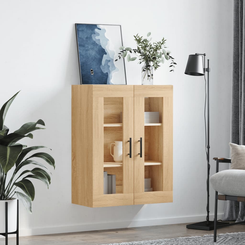 Thumbnail - vidaXL Wandschrank Sonoma-Eiche 69,5x34x90 cm
