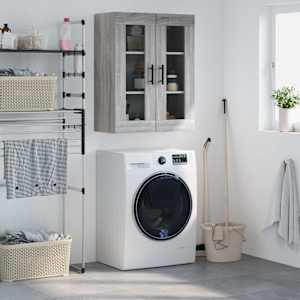 Stenska omarica siva sonoma 69,5x34x90 cm