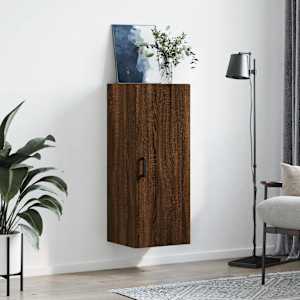 vidaXL Armoire murale ch&ecirc;ne marron 34,5x34x90 cm