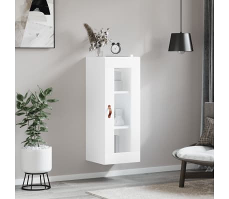 vidaXL Wandschrank Wei&szlig; 34,5x34x90 cm