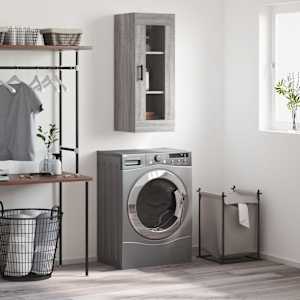 Stenska omarica siva sonoma 34,5x34x90 cm