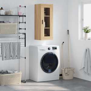 Stenska omarica sonoma hrast 34,5x34x90 cm