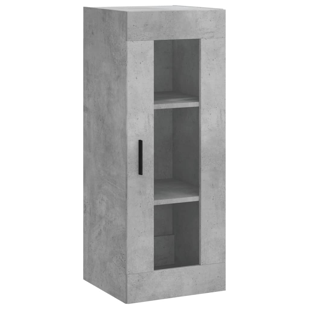 Thumbnail - vidaXL Wandschrank Betongrau 34,5x34x90 cm