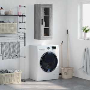 Stenska omarica siva sonoma 34,5x34x90 cm