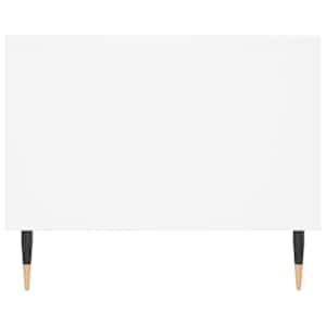 Konferenční stolek bílý 90 x 50 x 40 cm kompozitní dřevo - obrázek 7