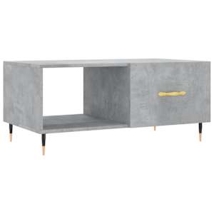 Konferenční stolek betonově šedý 90x50x40 cm kompozitní dřevo - obrázek 2