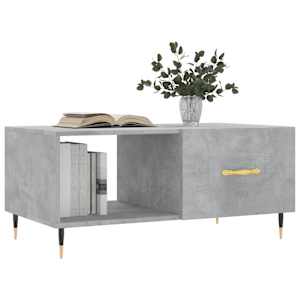 Konferenční stolek betonově šedý 90x50x40 cm kompozitní dřevo - obrázek 3