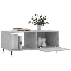 Konferenční stolek betonově šedý 90x50x40 cm kompozitní dřevo - obrázek 4