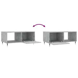 Konferenční stolek betonově šedý 90x50x40 cm kompozitní dřevo - obrázek 9