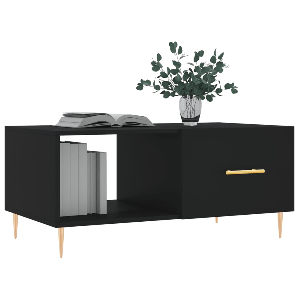 Thumbnail - vidaXL Couchtisch Schwarz 90x50x40 cm Holzwerkstoff