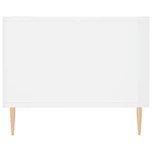 Konferenční stolek lesklý bílý 90 x 50 x 40 cm kompozitní dřevo - obrázek 7