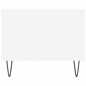 Konferenční stolek bílý 90 x 50 x 40 cm kompozitní dřevo - obrázek 7
