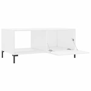 Konferenční stolek lesklý bílý 90 x 50 x 40 cm kompozitní dřevo - obrázek 6