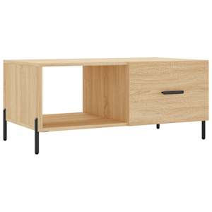 Konferenční stolek dub sonoma 90 x 50 x 40 cm kompozitní dřevo - obrázek 2