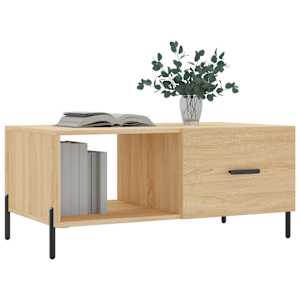 Konferenční stolek dub sonoma 90 x 50 x 40 cm kompozitní dřevo - obrázek 3