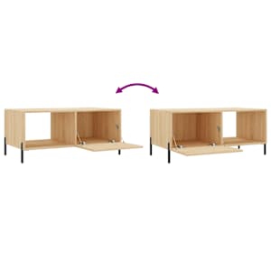 Konferenční stolek dub sonoma 90 x 50 x 40 cm kompozitní dřevo - obrázek 9