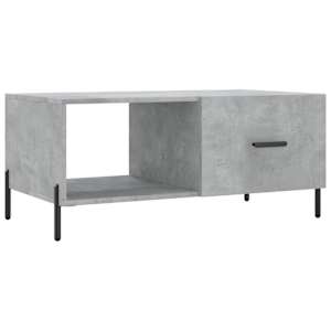 Konferenční stolek betonově šedý 90x50x40 cm kompozitní dřevo - obrázek 2
