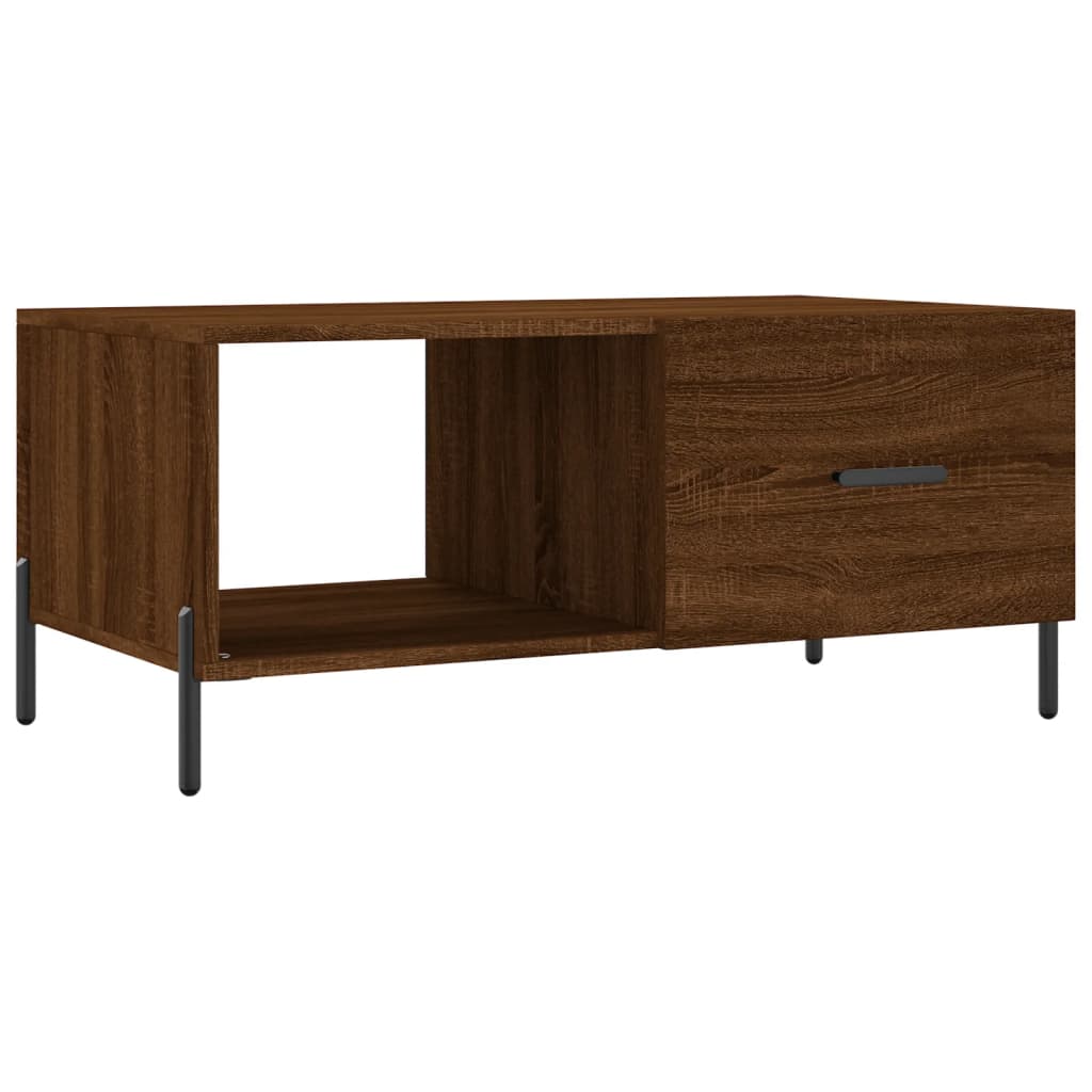 vidaXL Konferenční stolek hnědý dub 90 x 50 x 40 cm kompozitní dřevo