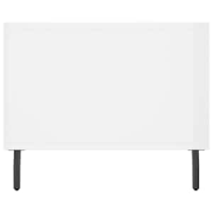 Konferenční stolek lesklý bílý 90 x 50 x 40 cm kompozitní dřevo - obrázek 7