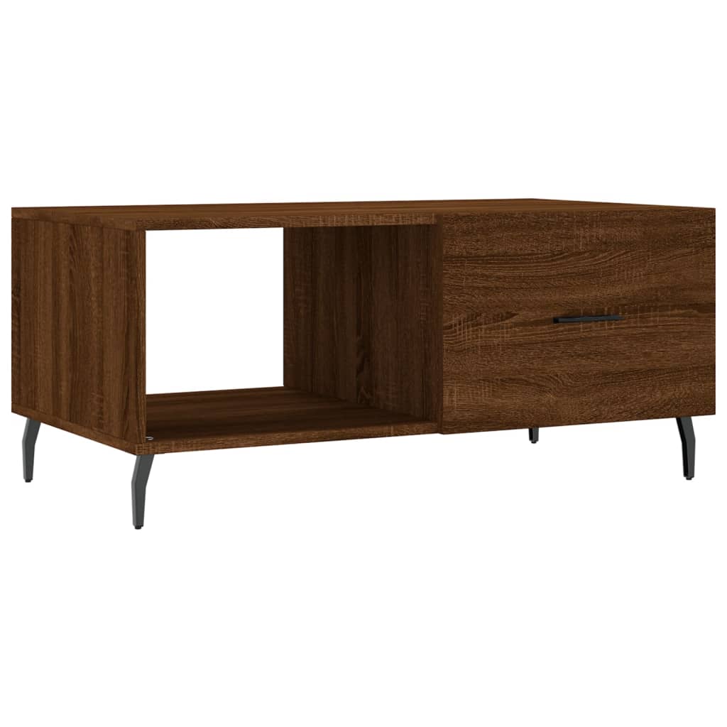 vidaXL Konferenční stolek hnědý dub 90 x 50 x 40 cm kompozitní dřevo