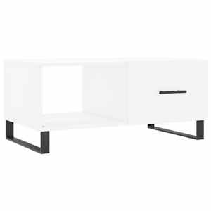 Konferenční stolek bílý 90 x 50 x 40 cm kompozitní dřevo - obrázek 2