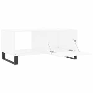 Konferenční stolek bílý 90 x 50 x 40 cm kompozitní dřevo - obrázek 6