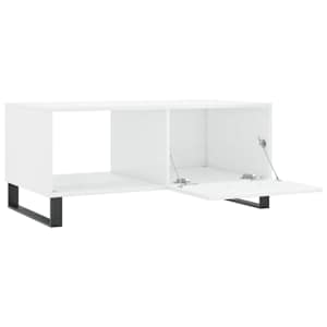 Konferenční stolek lesklý bílý 90 x 50 x 40 cm kompozitní dřevo - obrázek 6