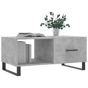 Konferenční stolek betonově šedý 90x50x40 cm kompozitní dřevo - obrázek 3