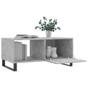 Konferenční stolek betonově šedý 90x50x40 cm kompozitní dřevo - obrázek 4