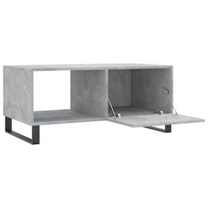 Konferenční stolek betonově šedý 90x50x40 cm kompozitní dřevo - obrázek 6