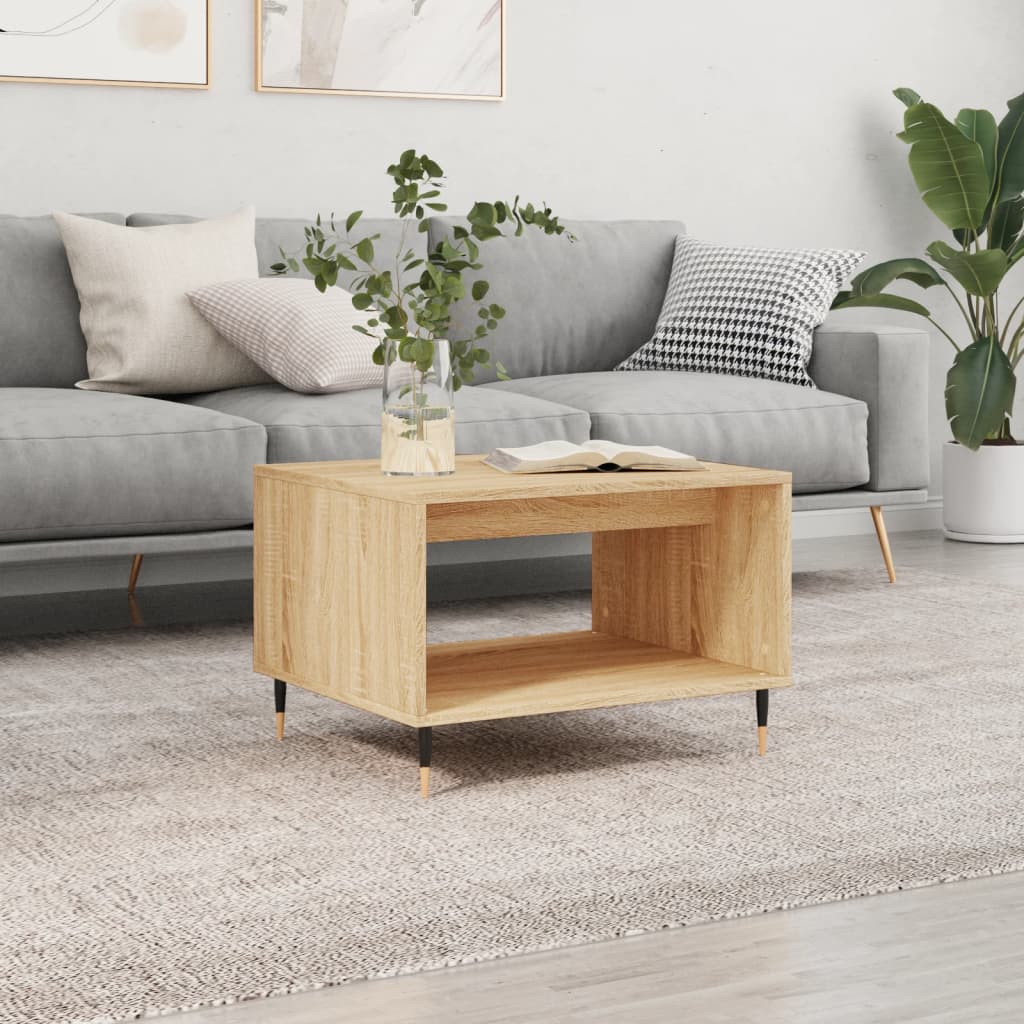Thumbnail - vidaXL Couchtisch Sonoma-Eiche 60x50x40 cm Holzwerkstoff