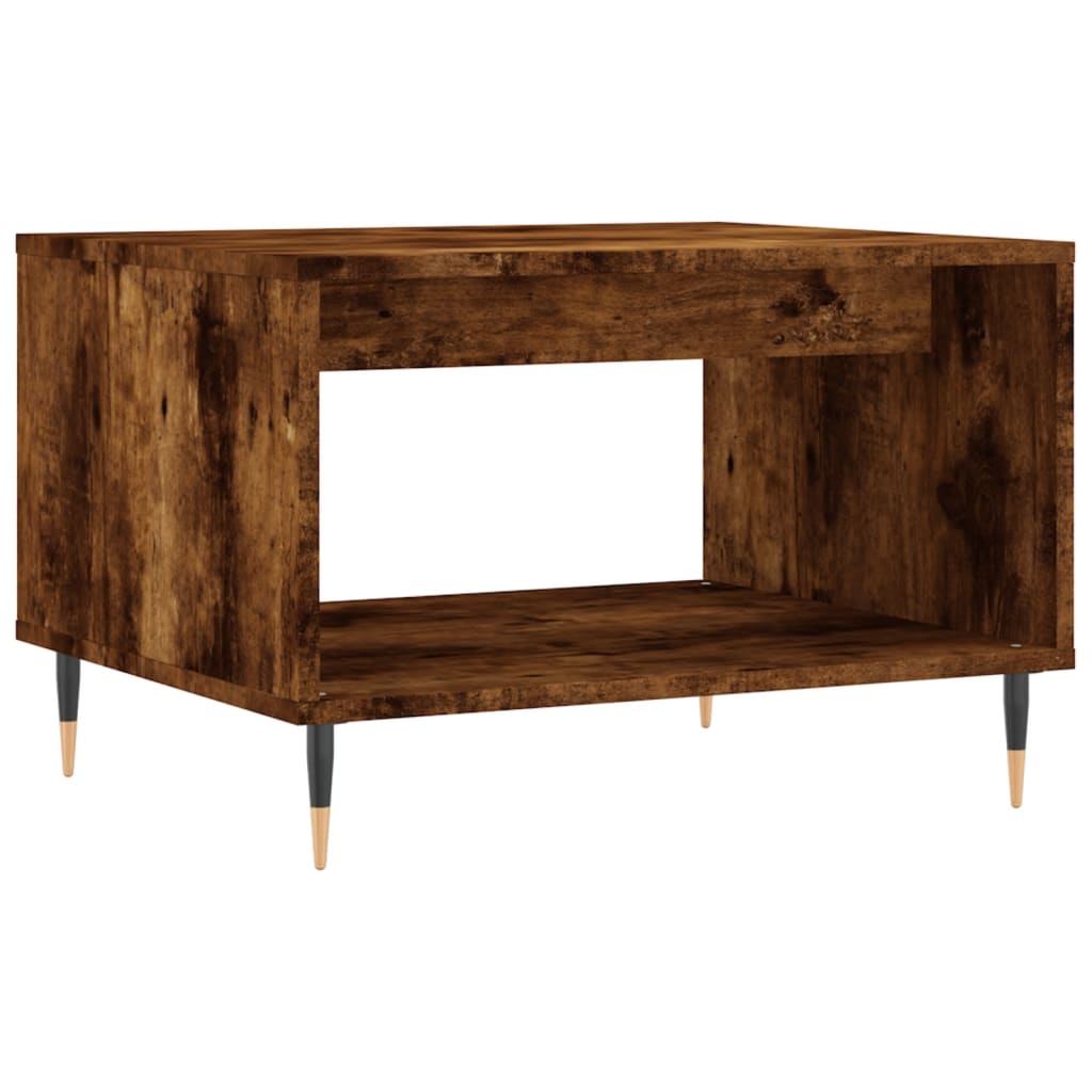 vidaXL Konferenční stolek kouřový dub 60 x 50 x 40 cm kompozitní dřevo