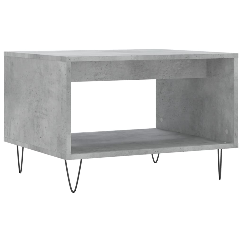 vidaXL Konferenční stolek betonově šedý 60x50x40 cm kompozitní dřevo