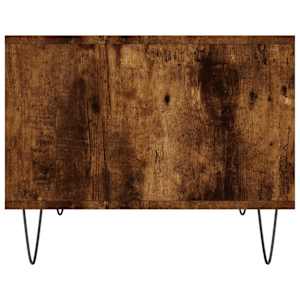 Konferenční stolek kouřový dub 60 x 50 x 40 cm kompozitní dřevo - obrázek 5