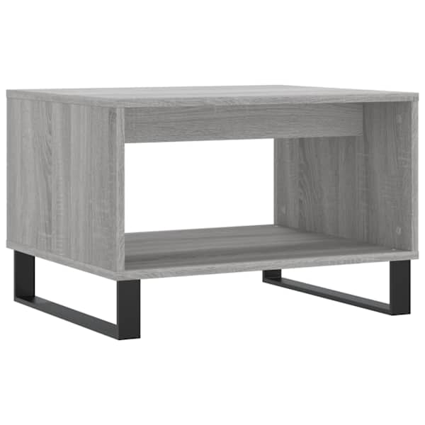 vidaXL kohvilaud, hall Sonoma tamm, 60 x 50 x 40 cm, tehispuit