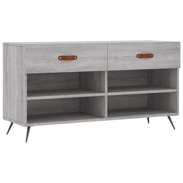 vidaXL jalatsipink, hall Sonoma tamm, 102 x 35 x 55 cm, tehispuit