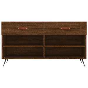 Botník hnědý dub 102 x 35 x 55 cm kompozitní dřevo - obrázek 6